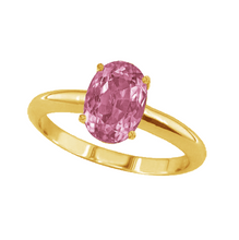 Load image into Gallery viewer, 2 Ct Kunzite Ring in 14k White or Yellow Gold

