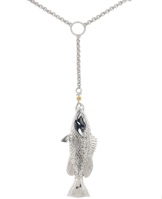 Grouper Ladies Lariat Necklace