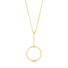 Load image into Gallery viewer, ORBIT DROP CIRCLE NECKLACE
