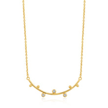 Load image into Gallery viewer, Shimmer Solid Bar Stud Necklace
