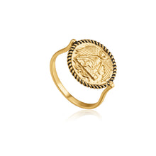 Load image into Gallery viewer, Gold Winged Goddess Ring
