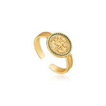 Load image into Gallery viewer, Gold Emperor Adjustable Ring

