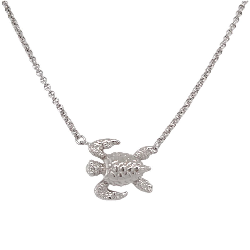 Sea Turtle Stationed Necklace