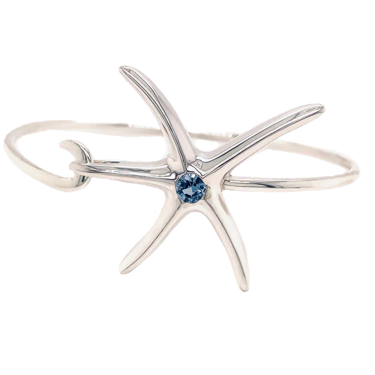 Starfish Bangle Bracelet