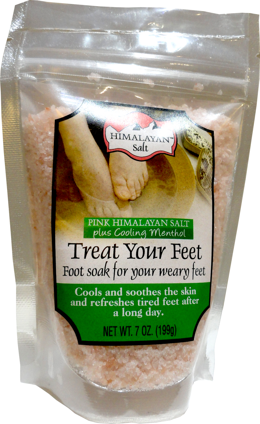 Himalayan Salt Treat your feet plus cooling Menthol